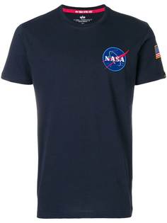 Alpha Industries футболка с отделкой на тему NASA