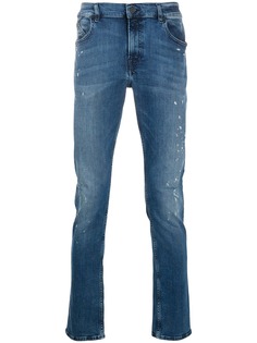 Karl Lagerfeld джинсы кроя слим с эффектом потертости