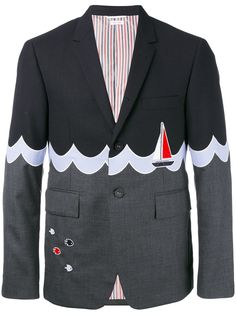 Thom Browne блейзер с морской тематикой