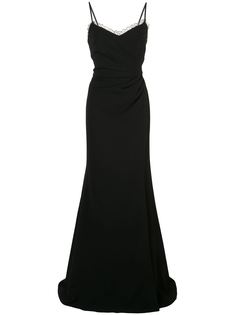 Marchesa Notte платье с боковым разрезом