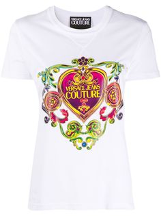 Versace Jeans Couture футболка с короткими рукавами и принтом Baroque