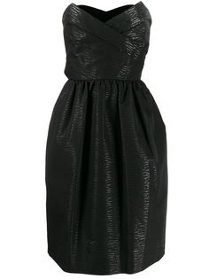 Chanel Pre-Owned платье в полоску с эффектом металлик