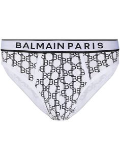 Balmain трусы-брифы с монограммой