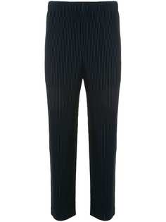Homme Plissé Issey Miyake укороченные плиссированные брюки