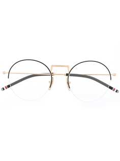 Thom Browne Eyewear очки в полуободковой оправе
