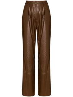 Michael Lo Sordo брюки широкого кроя с завышенной талией