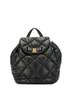 Salvatore Ferragamo Pre-Owned стеганая сумка Vara Bow