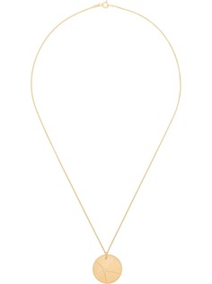 Hermina Athens колье с позолоченной подвеской Cancer Constellation