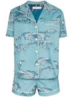 Desmond & Dempsey пижама Bocas с принтом