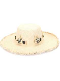 Mercedes Salazar соломенная шляпа