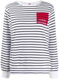 Tommy Hilfiger топ Breton в полоску