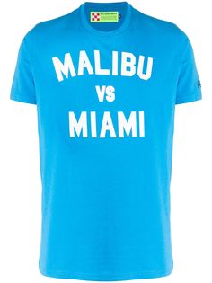 Mc2 Saint Barth футболка с принтом Malibu vs Miami