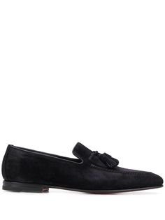 Santoni лоферы с кисточками