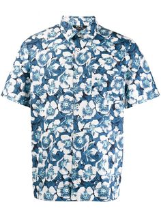 A.P.C. рубашка с цветочным принтом