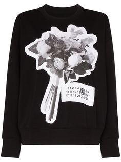 Mm6 Maison Margiela толстовка с графичным принтом