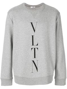 Valentino толстовка с аббревиатурой бренда