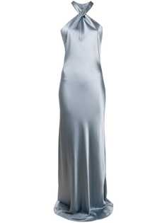 Galvan длинное платье Eve