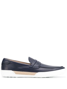 Tods лоферы с плетеной отделкой Tod`S