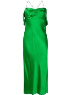 Michelle Mason коктейльное платье без рукавов с драпировкой