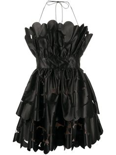 Pinko расклешенное атласное платье