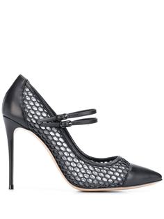 Casadei сетчатые туфли на шпильке