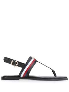 Tommy Hilfiger сандалии с аппликацией-логотипом
