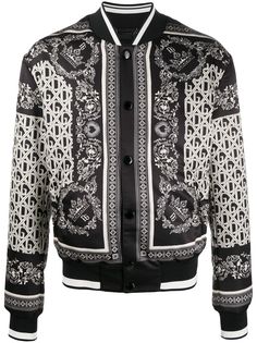 Dolce & Gabbana куртка-бомбер с принтом