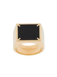 Maison Margiela кольцо с квадратной печаткой