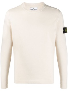 Stone Island толстовка с нашивкой-логотипом