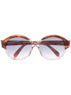 Celine Eyewear солнцезащитные очки Maillons Triomphe в круглой оправе