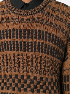 Ami Paris свитер оверсайз с круглым вырезом под горло