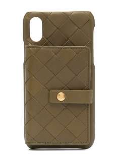 Bottega Veneta чехол для iPhone Х с плетением Intrecciato