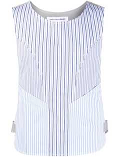 Comme Des Garçons Shirt полосатый жилет