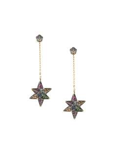 Noor Fares серьги Merkaba & Cone Dress