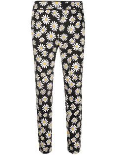 Boutique Moschino брюки с цветочным принтом