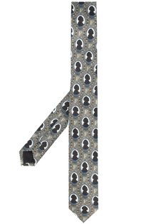 Gianfranco Ferré Pre-Owned галстук 1990-х годов с принтом