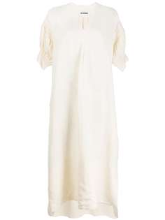 Jil Sander платье с бахромой