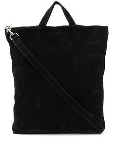 Ann Demeulemeester фактурная сумка-тоут с ремешком на плечо