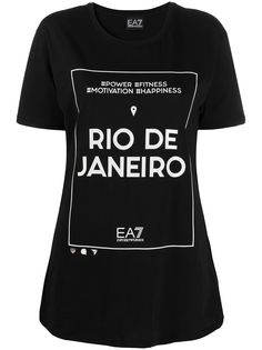 Ea7 Emporio Armani футболка с короткими рукавами и логотипом