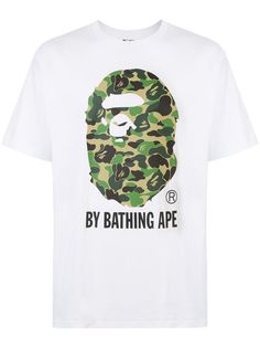 BAPE футболка с камуфляжным принтом