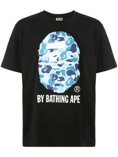 BAPE футболка с камуфляжным принтом