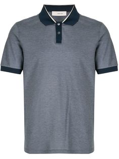 Cerruti 1881 contrast trim polo shirt
