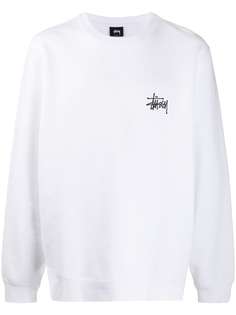 Stussy толстовка оверсайз с логотипом