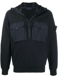 Stone Island худи с накладными карманами