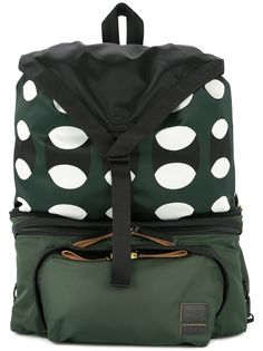 Marni x Porter geometric print backpack