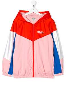Kenzo Kids спортивная куртка с графичным принтом