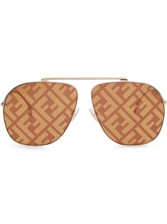 Fendi FF logo aviator sunglasses
