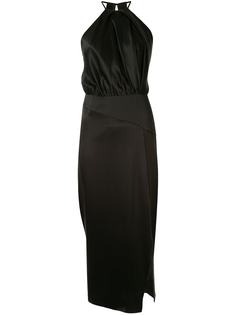 Michelle Mason коктейльное платье без рукавов с вырезом халтер