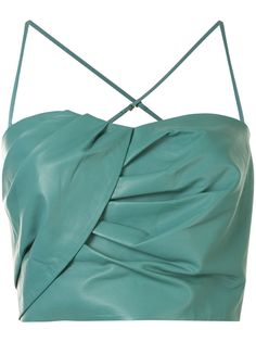 Michelle Mason укороченный топ с вырезом в форме сердца