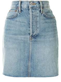 RE/DONE короткая джинсовая юбка